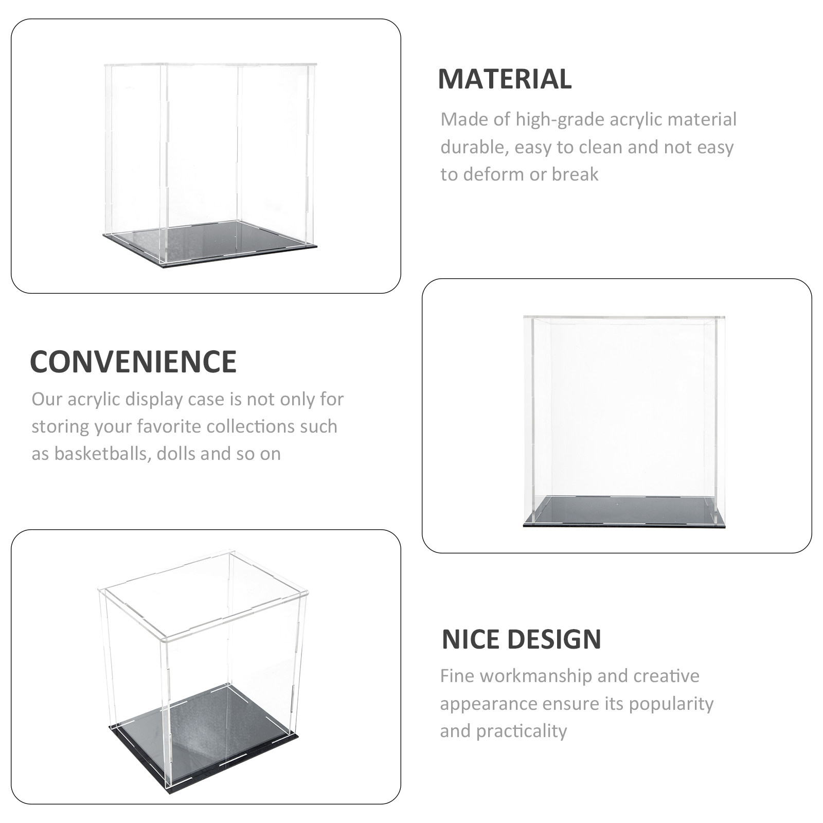 Caixa organizadora transparent - Display Case Acrylic avaliação e preço