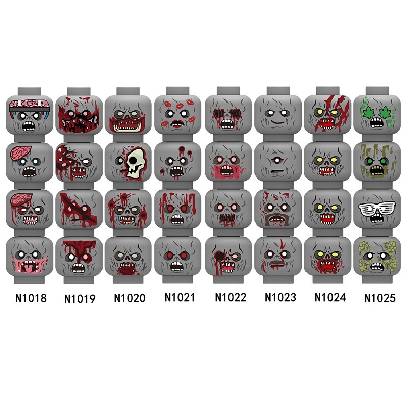 Halloween zumbi esqueleto mons - Building Block Mini avaliação e preço