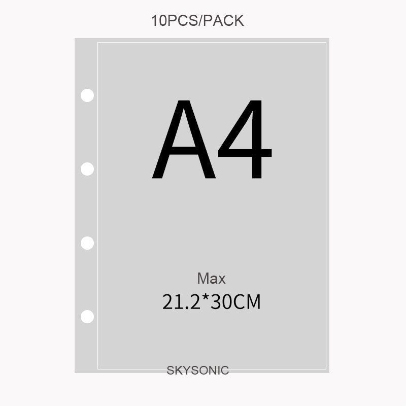 Skysonic 10 pçs/set a4 binde p - Card Penny Sleeve avaliação e preço
