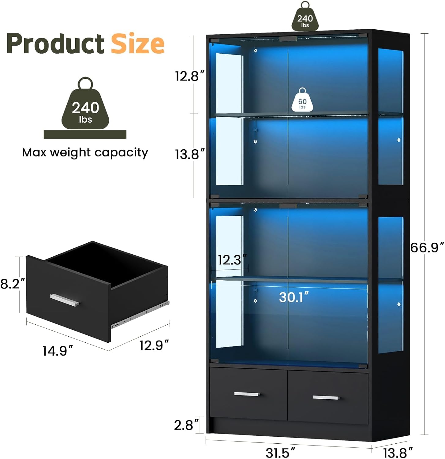 Armário Expositor de 67 Polega - Pop Display Shelf avaliação e preço